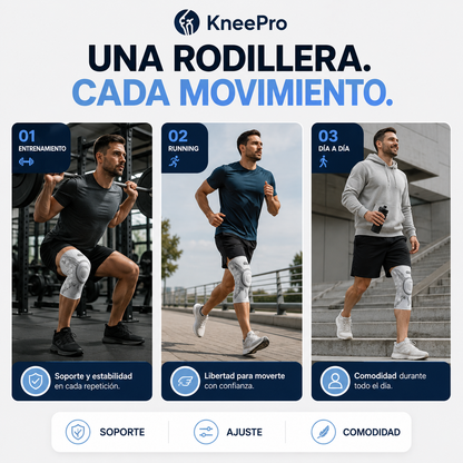 KneePro | Rodillera de Compresión Ajustable
